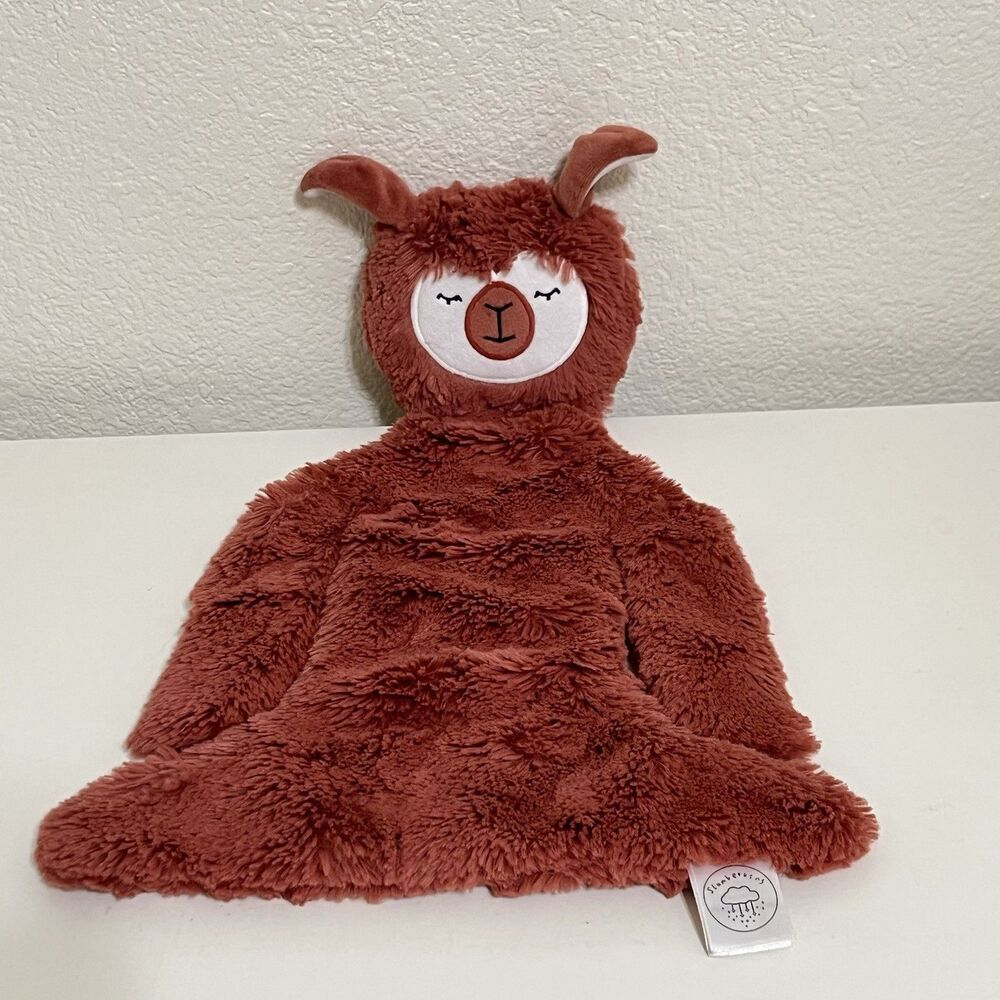 Slumberkins Alpaca Snuggler Security Blanket Lovey Lovie Flat Plush